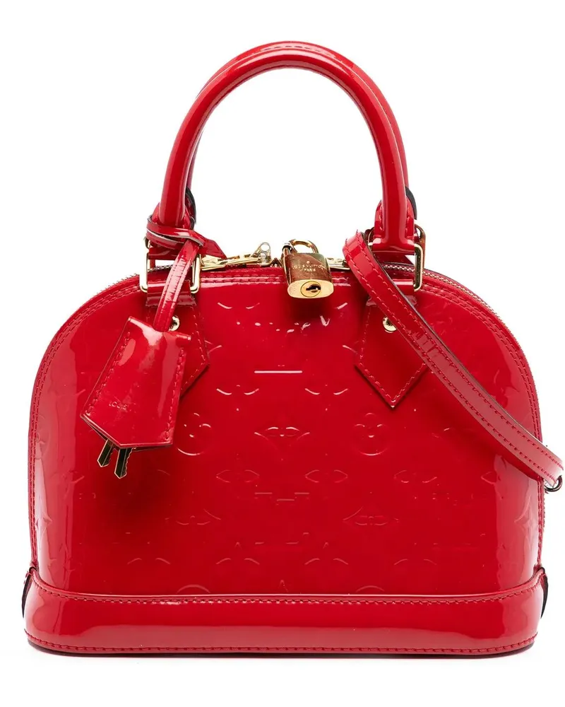 Louis Vuitton Hobo Bags Monogram Vernis Alma BB rot Rot