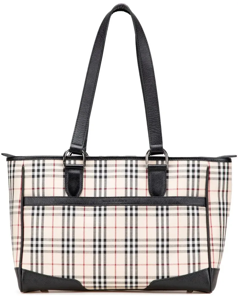 Burberry Shopper House Check Canvas Tote braun Braun