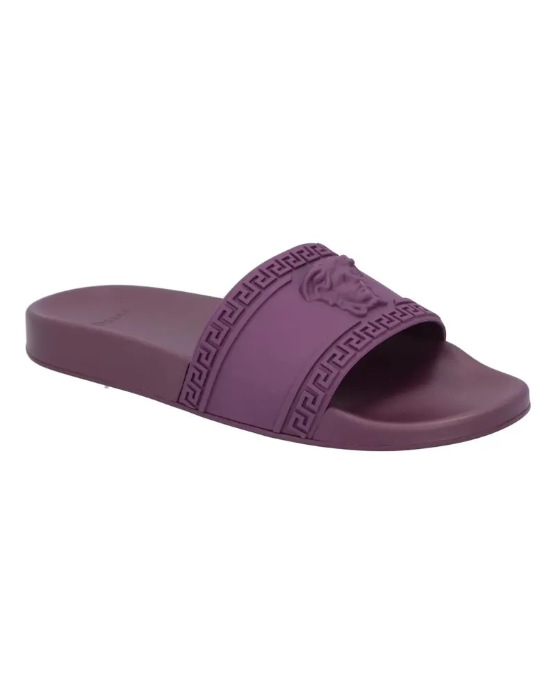 Versace Loafer Palazzo Medusa Pool Slide 'Burgundy' lila Lila