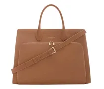 Aktentaschen Honoré Nadine camel calfskin leather handbag with