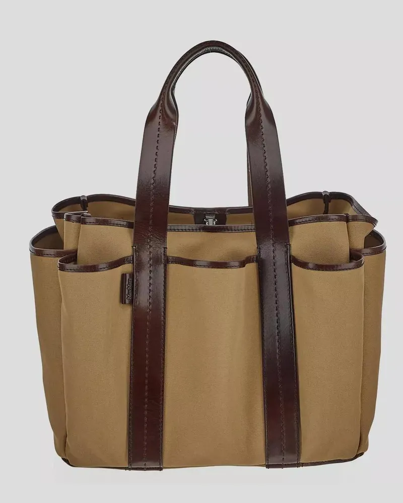 Max Mara Shopper & Totes 'Garden' Shopping Bag braun Braun