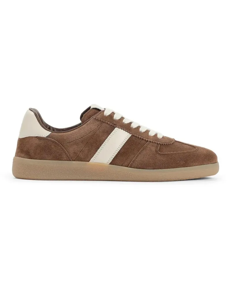 Tom Ford Low-Top Sneaker Suede And Rubber  Sneakers braun Braun