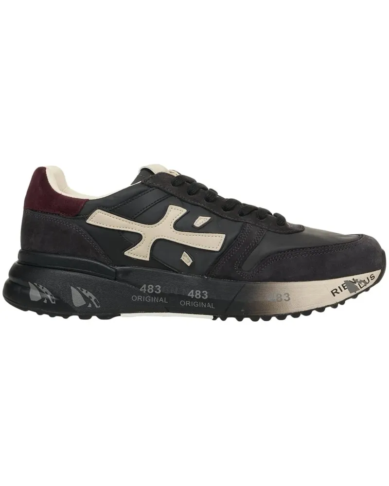 Premiata Low-Top Sneaker Sneaker 'Mick' schwarz Schwarz