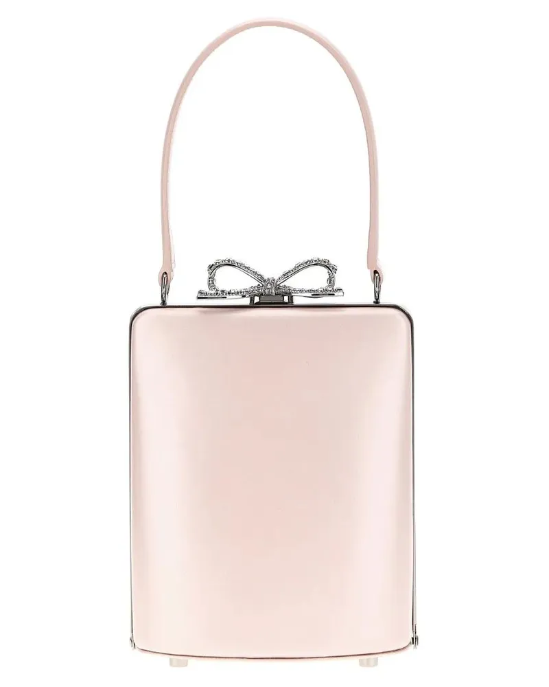 Self-Portrait Hobo Bags 'Pink Leather Mini Bow' Handbag pink Rosa