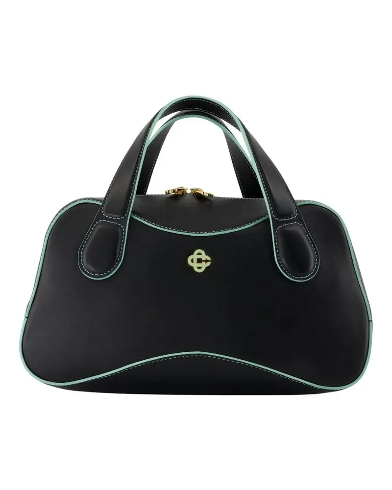 Casablanca Paris Koffer Louise Mini Travel Bag - Leather - Black schwarz Schwarz