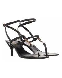 Saint Laurent Sandalen & Sandaletten Cassandra Sandals In Smooth Leather Schwarz