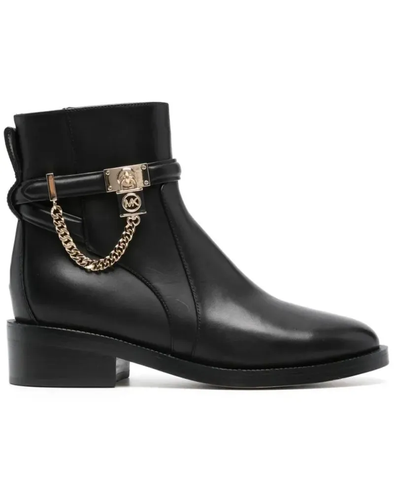 Michael Kors Stiefel Hamilton Flat Bootie schwarz Schwarz