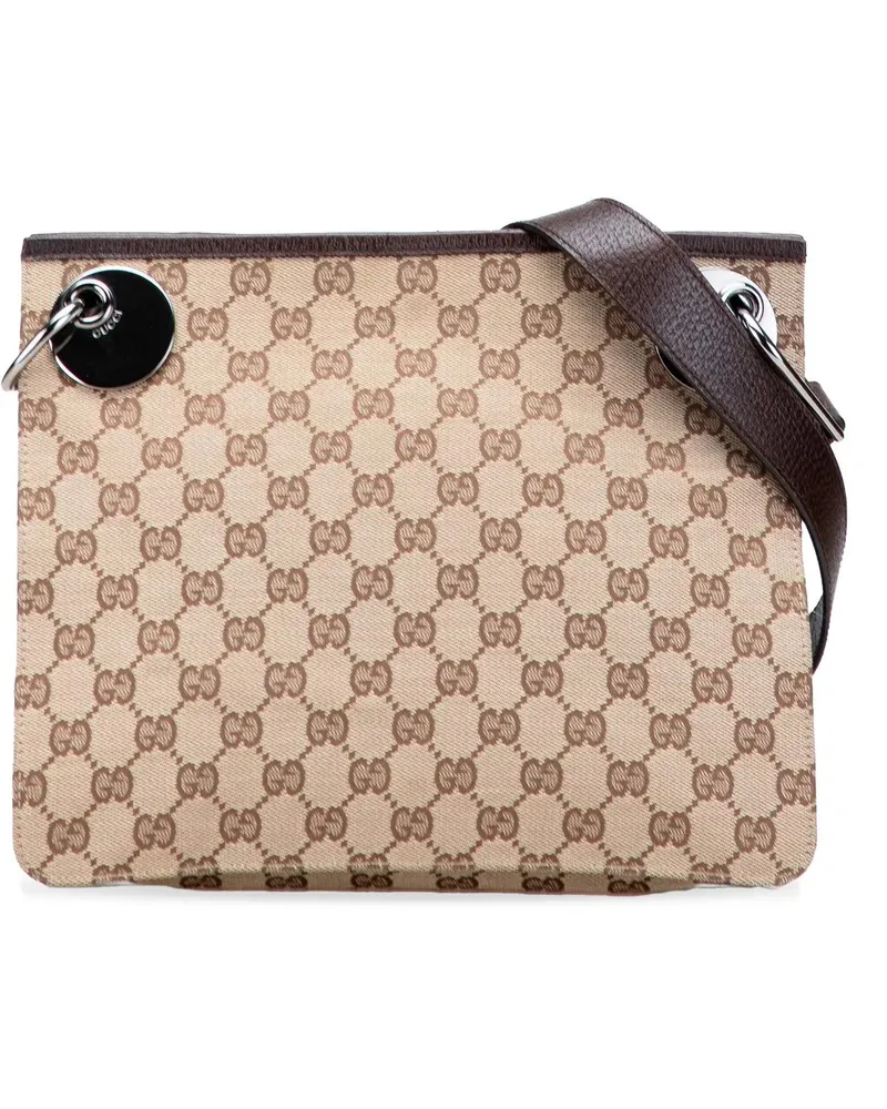 Gucci Hobo Bags GG Canvas Eclipse Crossbody braun Braun