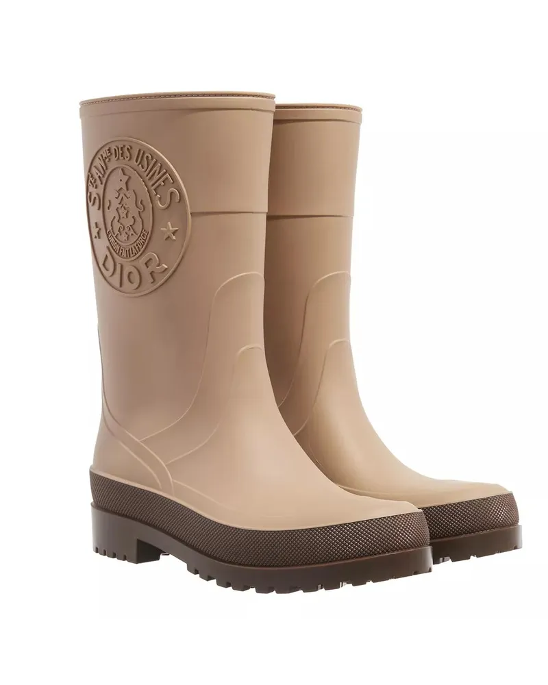 Dior Boots & Stiefeletten Diorunion Rain Boot Beige