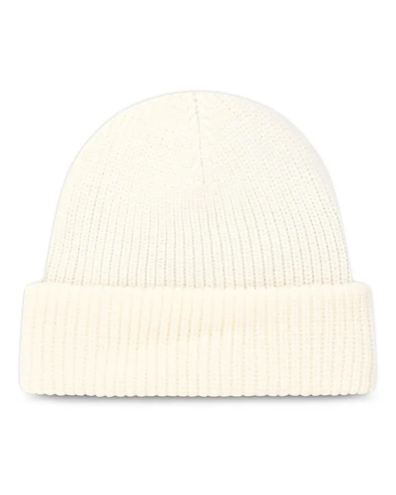 Altea Caps & Mützen Beanie aus Schurwolle creme Creme