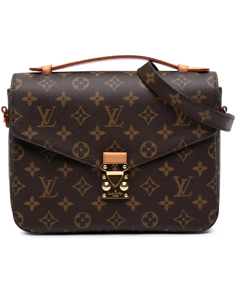 Louis Vuitton Hobo Bags Monogram Pochette Metis braun Braun