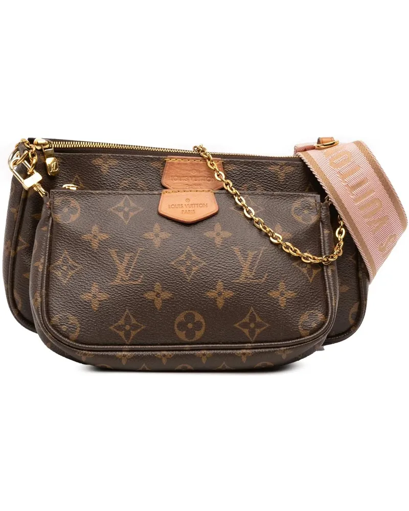 Louis Vuitton Hobo Bags Monogram Multi Pochette Accessoires braun Braun