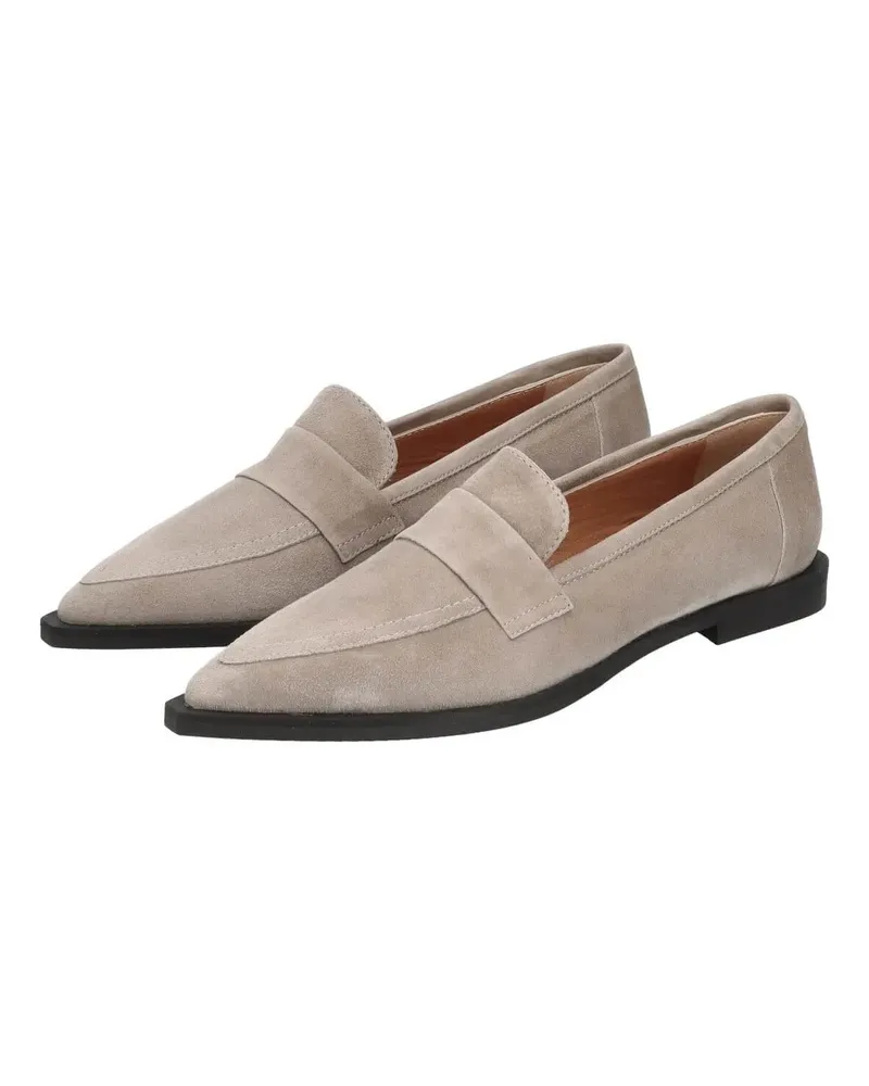 Thea Mika Slipper & Pantoletten Mokassins dunkelgrau 