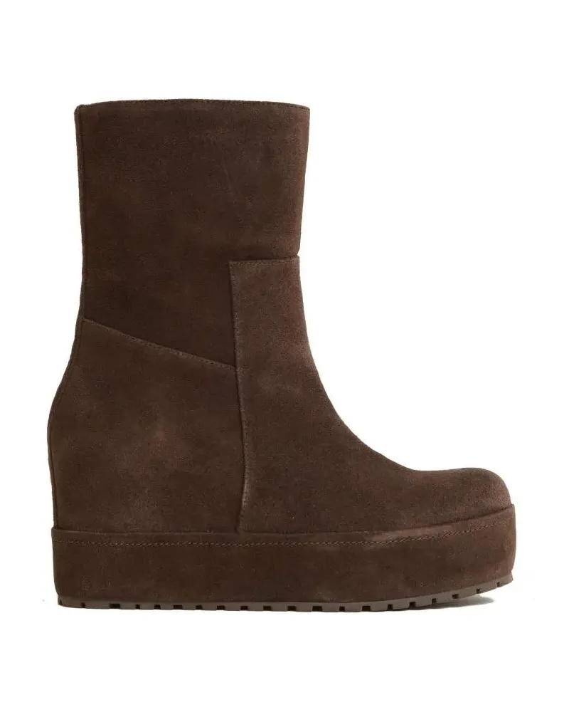 Paloma Barceló Stiefel Wedge Ankle Boots In Brown Suede braun Braun