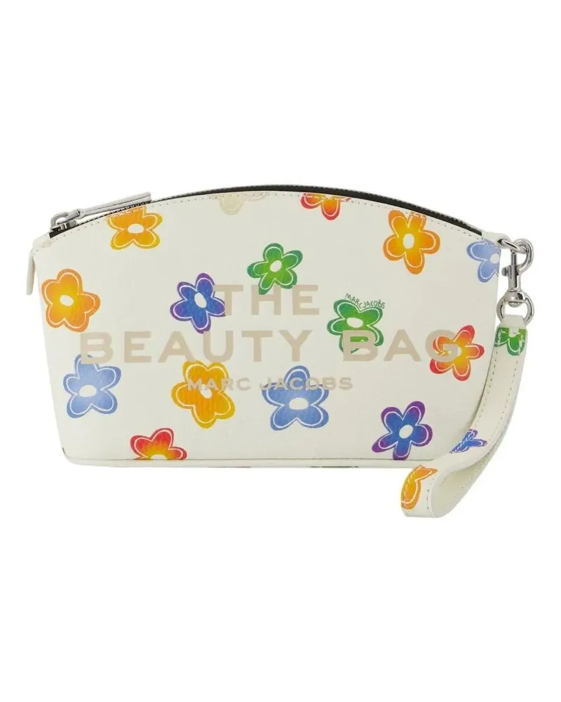 Marc Jacobs Portemonnaie The Beauty Bag - Leather - White weiß Weiß