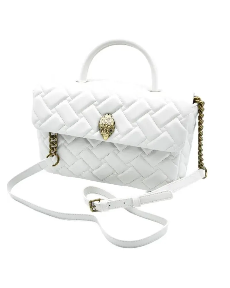 Kurt Geiger Crossbody Bags Quilted Bone Handbag With Versatile Carrying Optio weiß Weiß