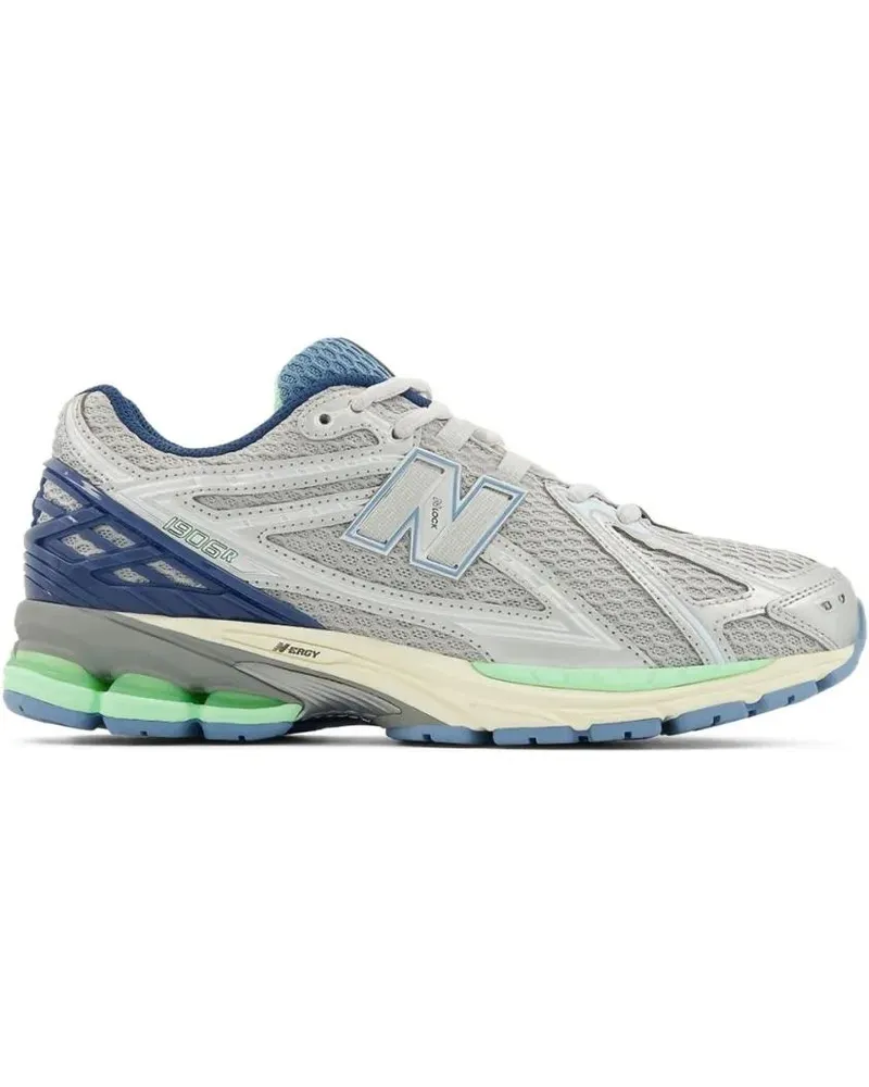 New Balance Low-Top Sneaker Dynamic Silver-Tone Mesh Sneakers With Padded Coll grau Grau