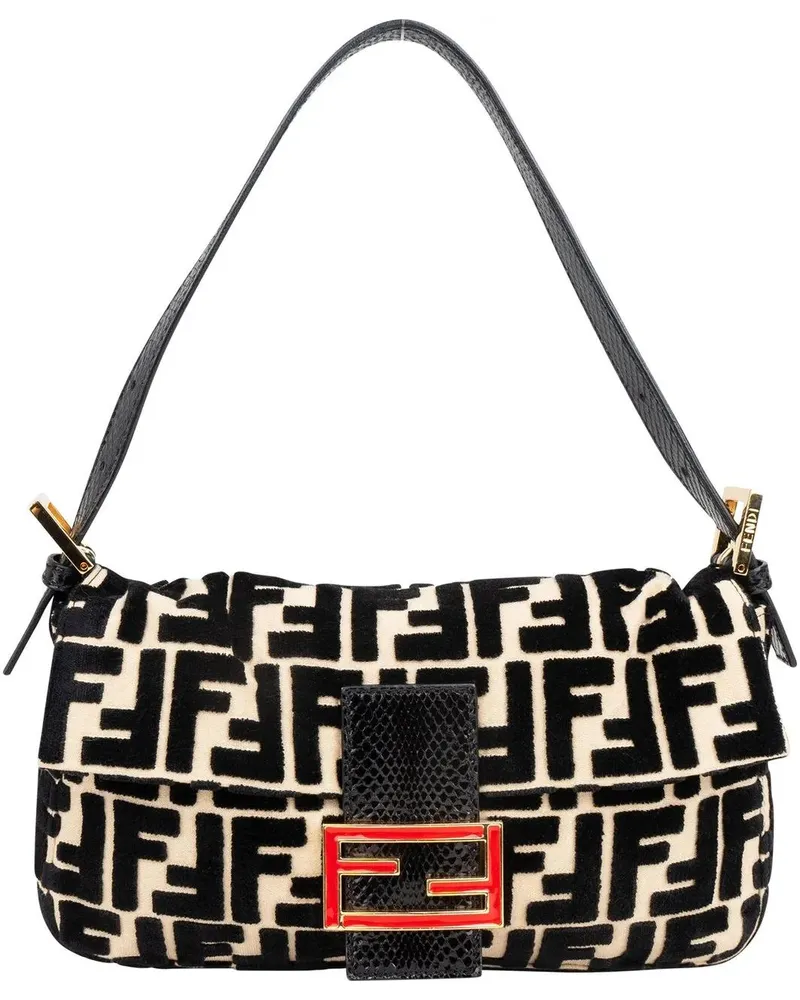 Fendi Crossbody Bags  Limited Exotic Edition Baguette Handbag bunt Bunt