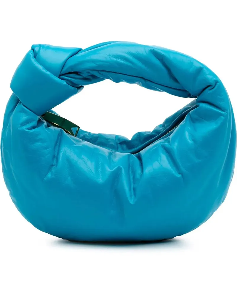 Bottega Veneta Hobo Bags Mini Nappa Puffy Jodie blau Blau