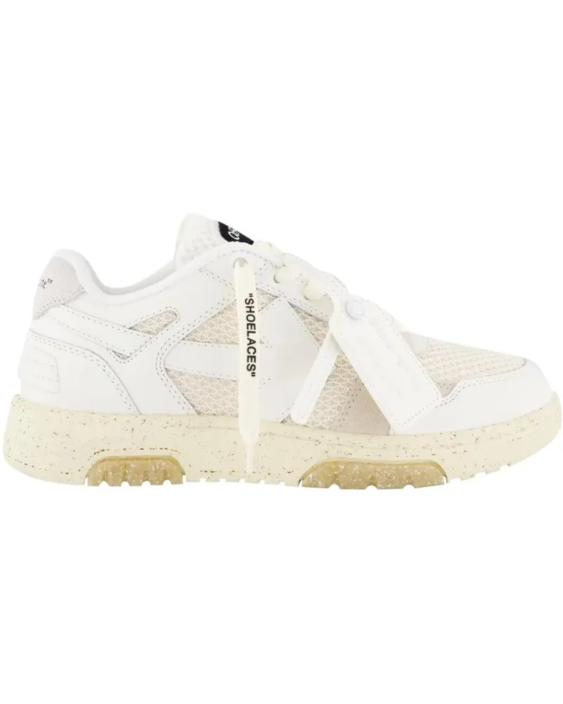 OFF-WHITE Low-Top Sneaker Dames Slim Out Of Office Wit/Beige weiß Weiß