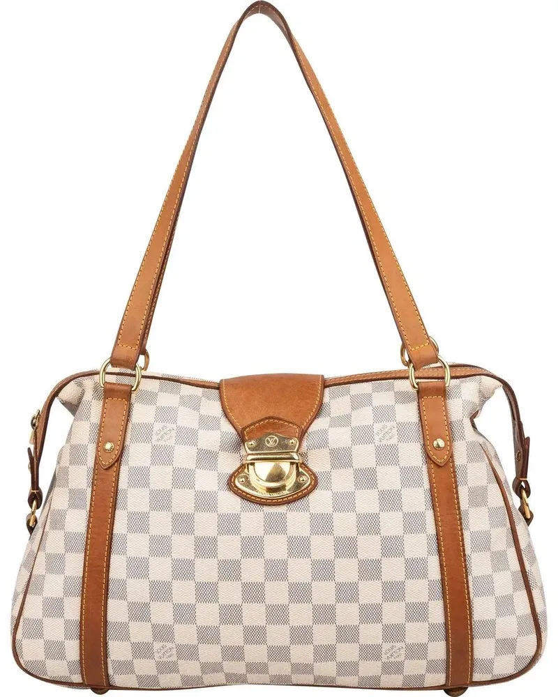 Louis Vuitton Crossbody Bags  Damier Azur Monogram Stresa PM Shoul weiß Weiß