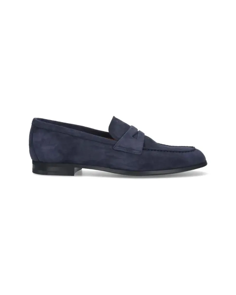 Church's Loafer Suede Loafers – Navy blau Blau