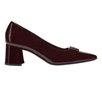 Hohe Schuhe block heel pumps MARYLIN 1B rot