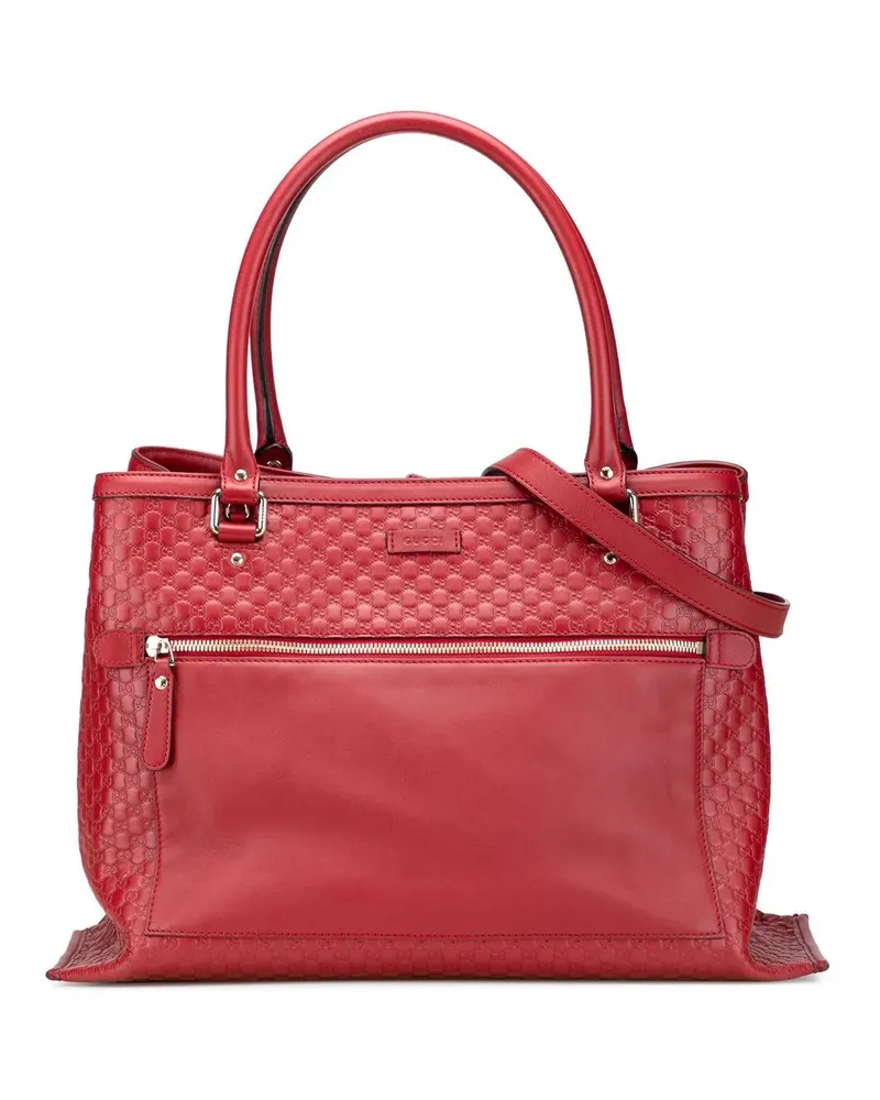 Gucci Hobo Bags Large Soft Microssima Satchel rot Rot