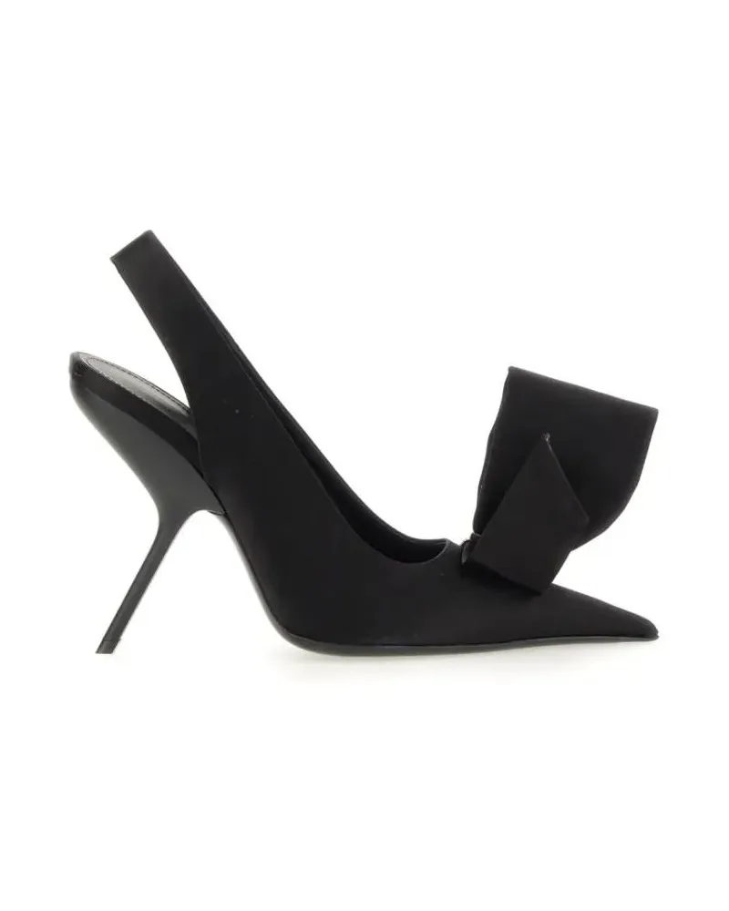 Ferragamo Sandalen Asymmetrical Bow Sandal schwarz Schwarz