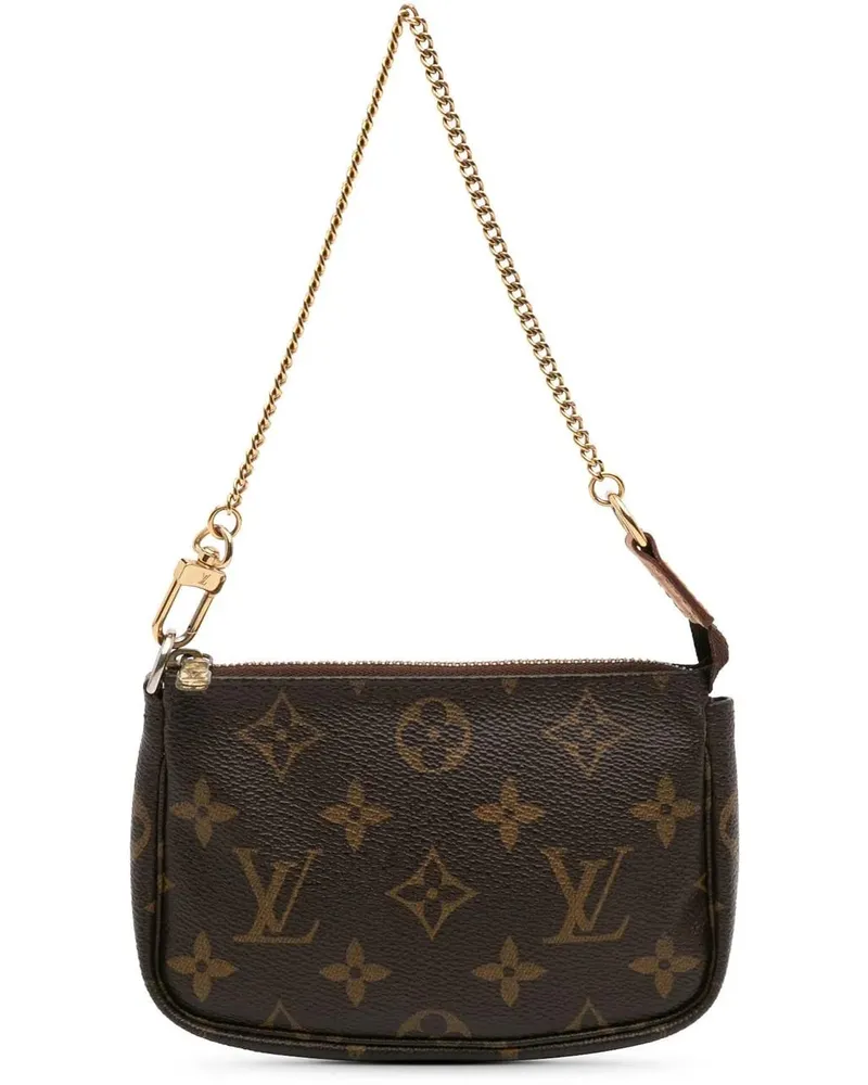 Louis Vuitton Crossbody Bags 2007 Monogram Mini Pochette Accessoires braun Braun