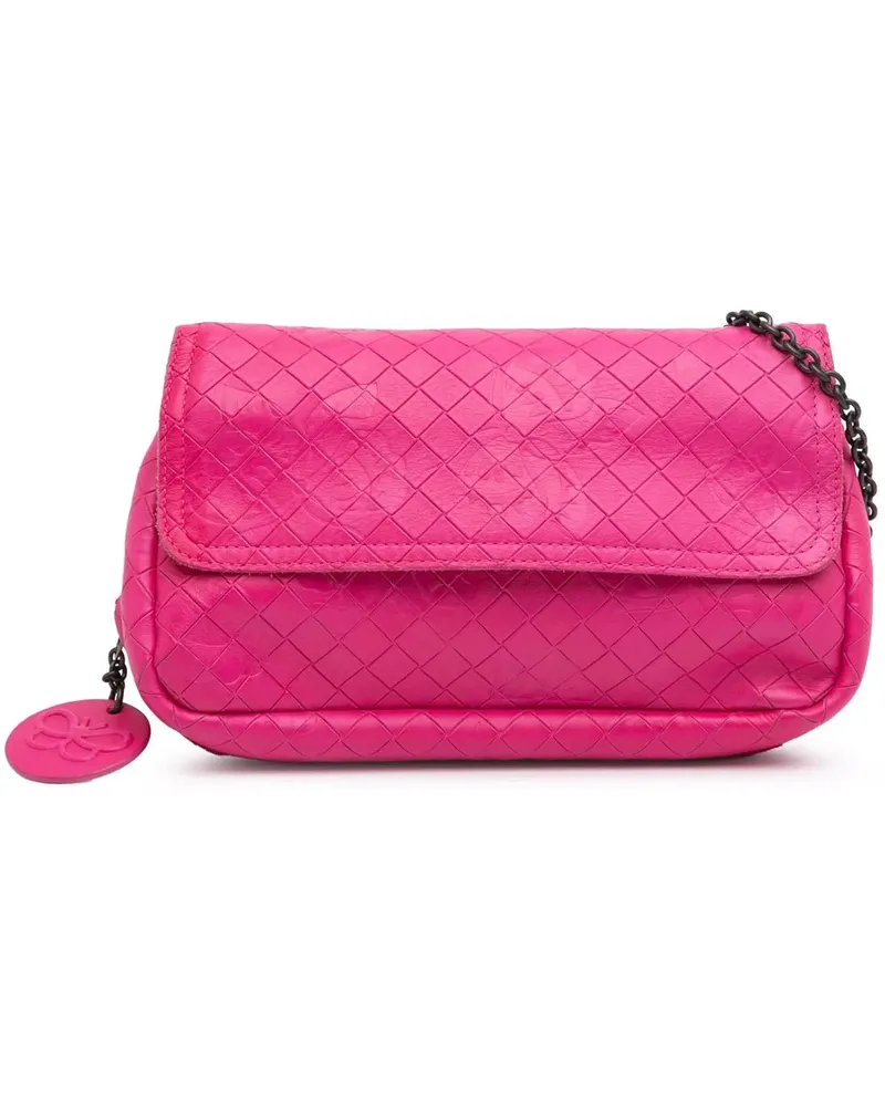 Bottega Veneta Hobo Bags Small Calfskin Intrecciomirage Embossed Butterfly rosa Gold