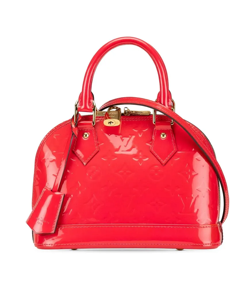 Louis Vuitton Hobo Bags 2016 Monogram Vernis Alma BB rot Rot