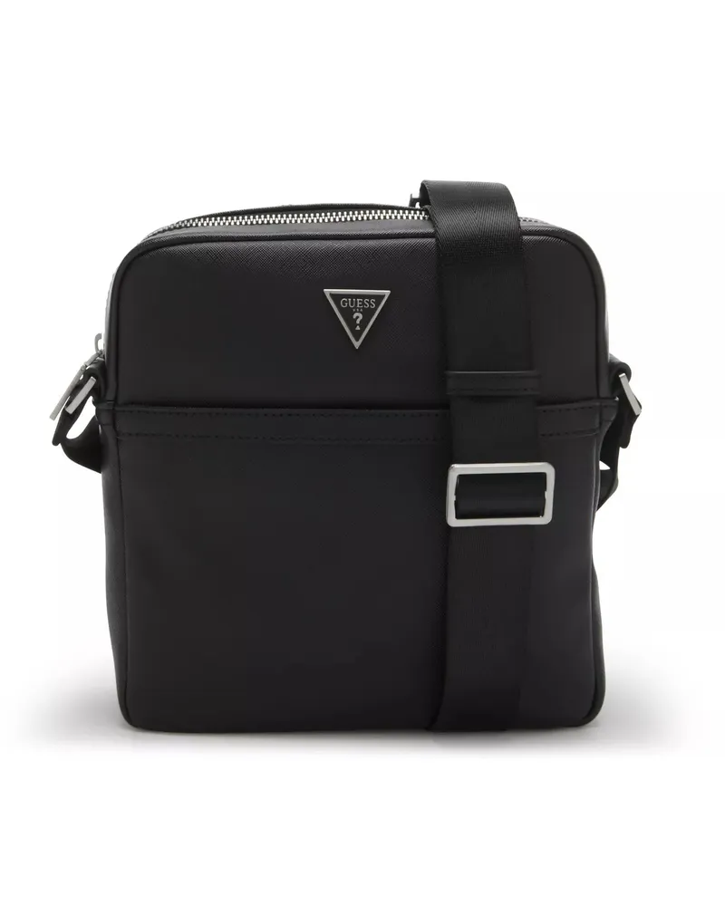 Guess Businesstaschen & Reisegepäck Certosa Saffiano Umhängetasche schwarz Schwarz
