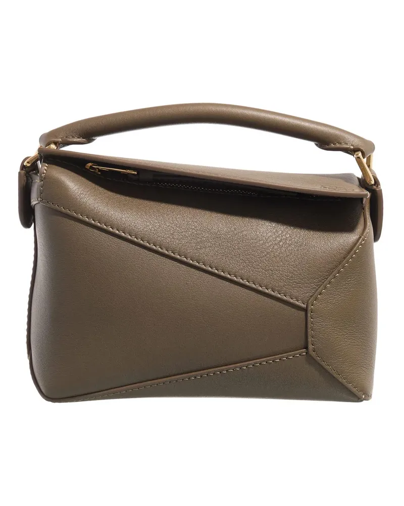 Loewe Pochettes Puzzle Edge Mini grün Grün