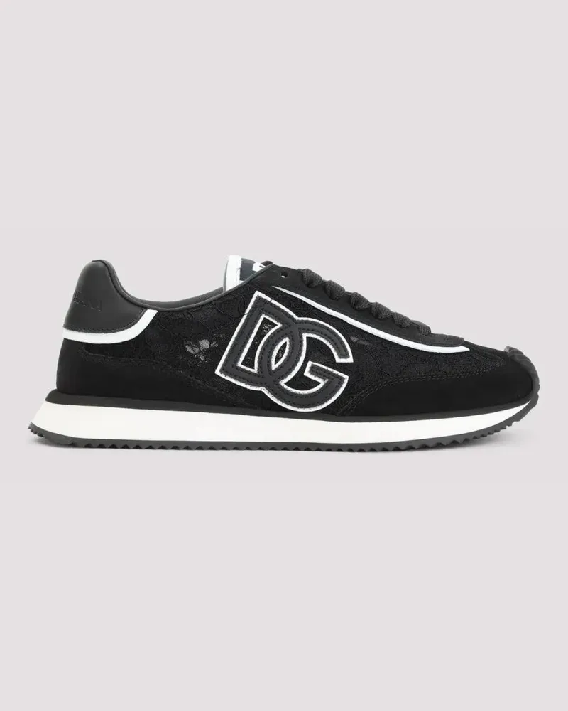 Dolce & Gabbana Low-Top Sneaker Leather Sneakers schwarz Schwarz