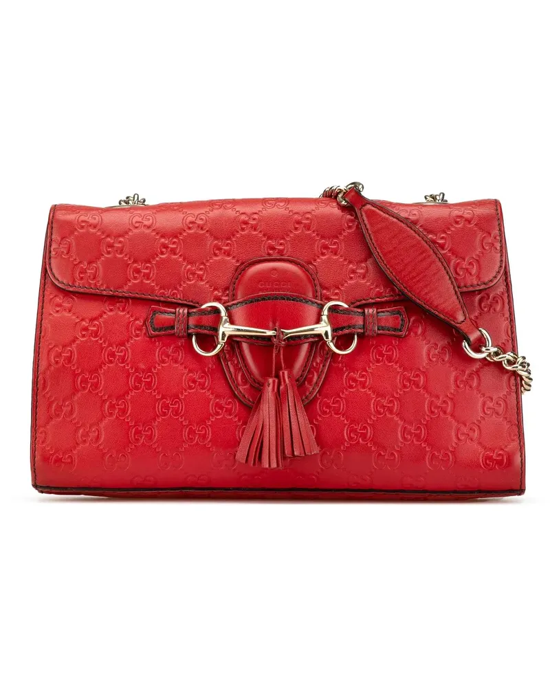 Gucci Hobo Bags 2000-2015 Medium Microssima Emily Shoulder Ba rot Rot