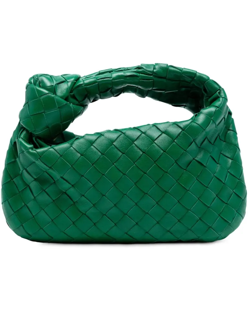 Bottega Veneta Hobo Bags Mini Nappa Intrecciato Jodie grün Grün