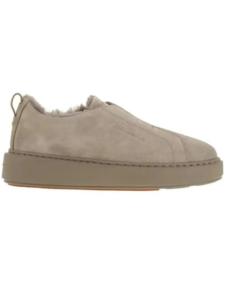 Santoni Low-Top Sneaker Sneakers Brown braun Braun