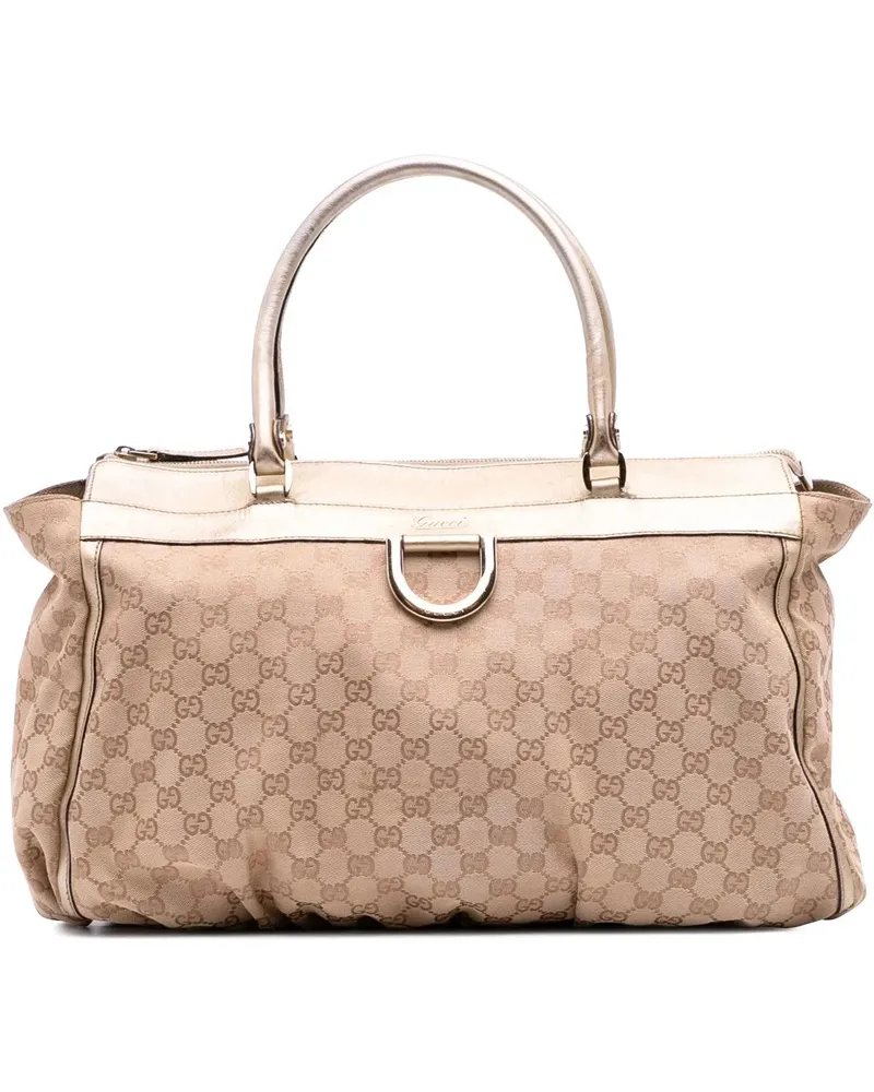 Gucci Shopper Large GG Canvas Abbey D Ring Tote braun Braun