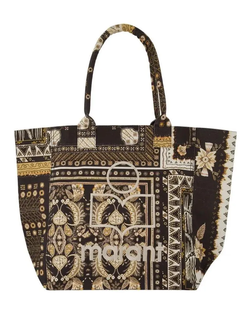 Isabel Marant Shopper & Totes Yenky Ge Shopper Bag - Cotton - Black schwarz Schwarz