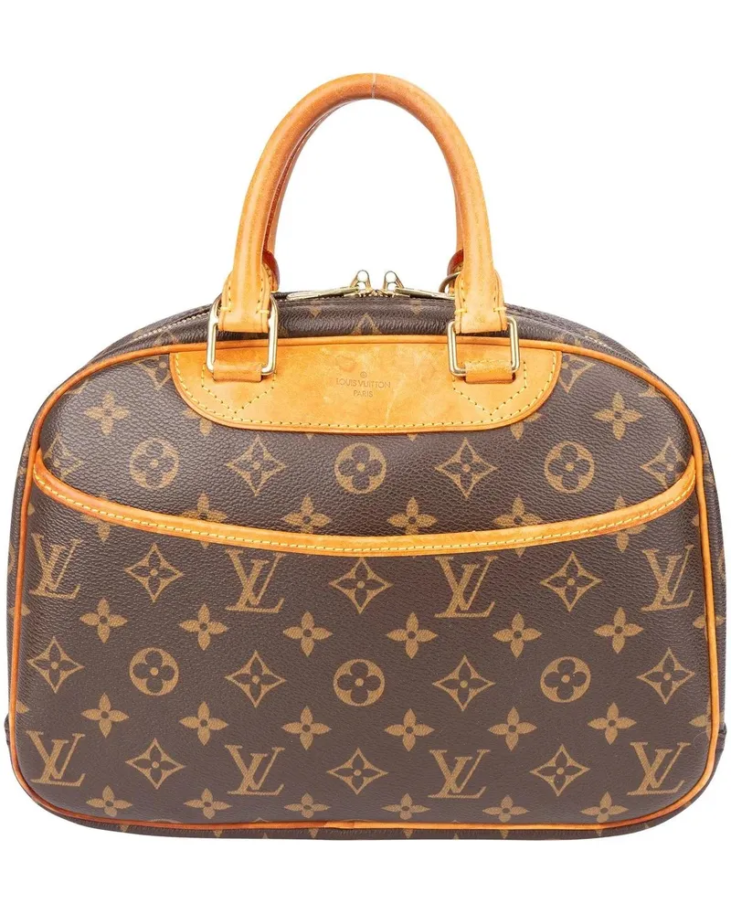 Louis Vuitton Crossbody Bags  Canvas Monogram Trouville Handbag braun Braun