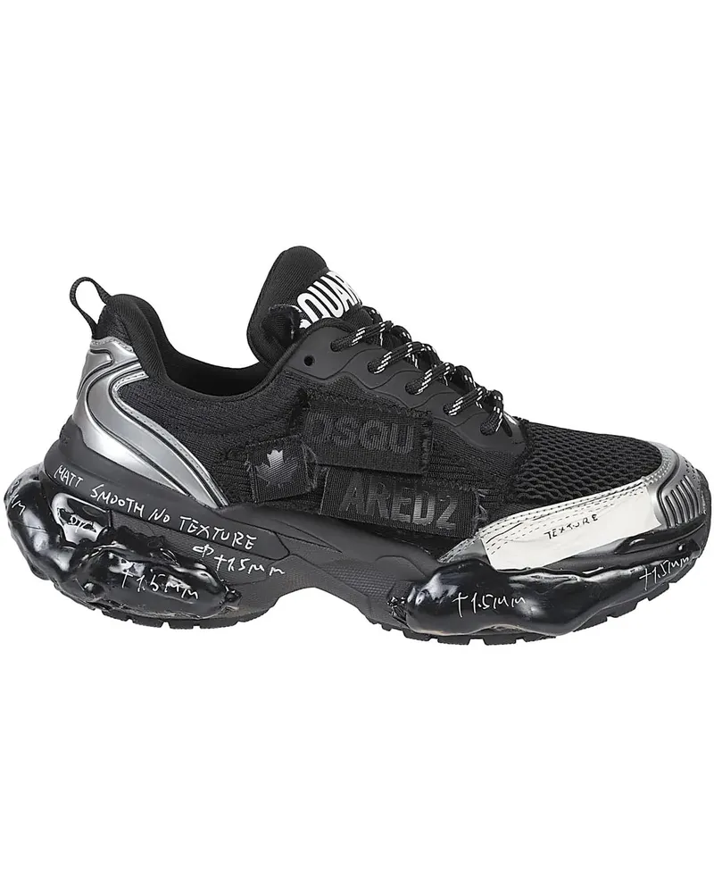 Dsquared2 Low-Top Sneaker Faster Lace-up Low Top Sneakers Grey grau Grau