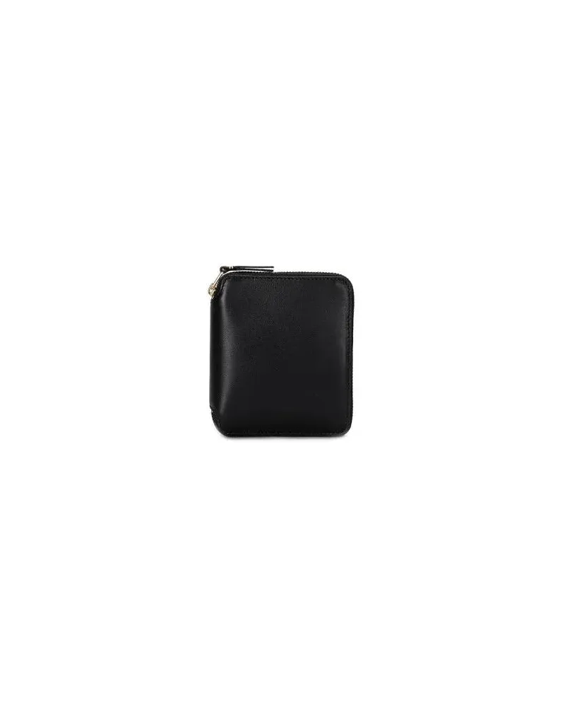 Comme des Garçons Portemonnaies Black Wallet With Closure On Three Sides schwarz Schwarz