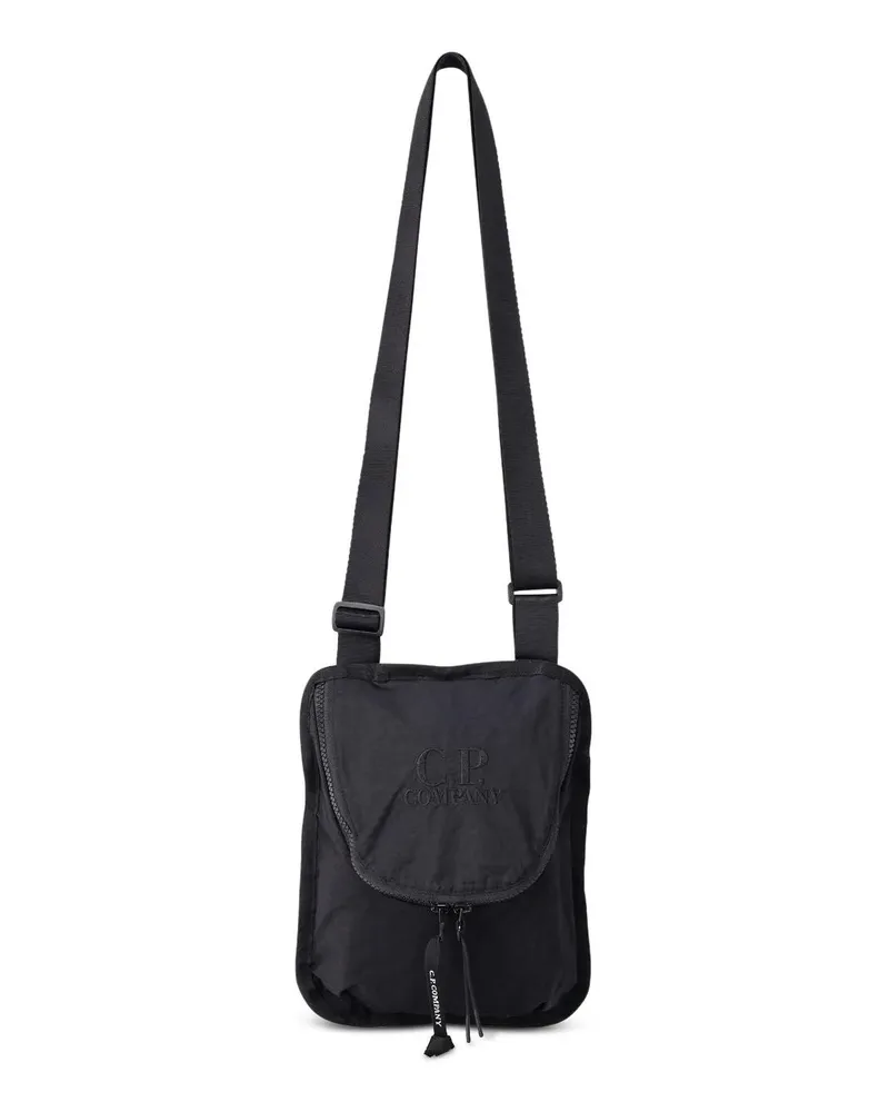C.P. Company Businesstaschen & Reisegepäck Umhängetasche mit Logo schwarz Schwarz