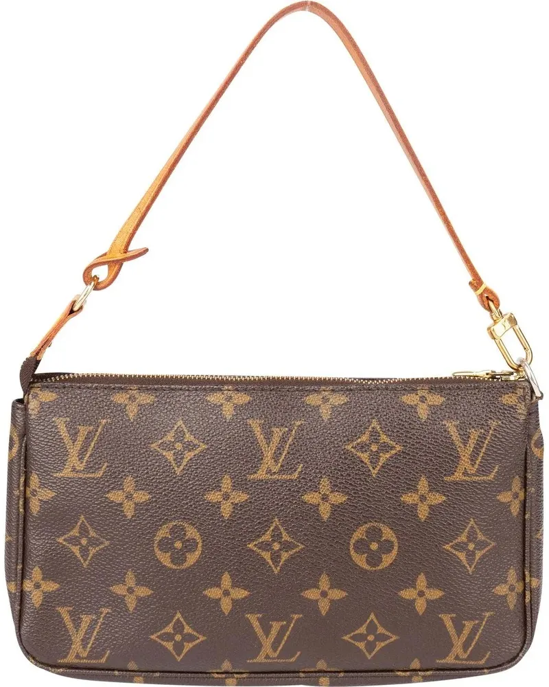Louis Vuitton Crossbody Bags  Canvas Monogram Pochette Accessoire braun Braun