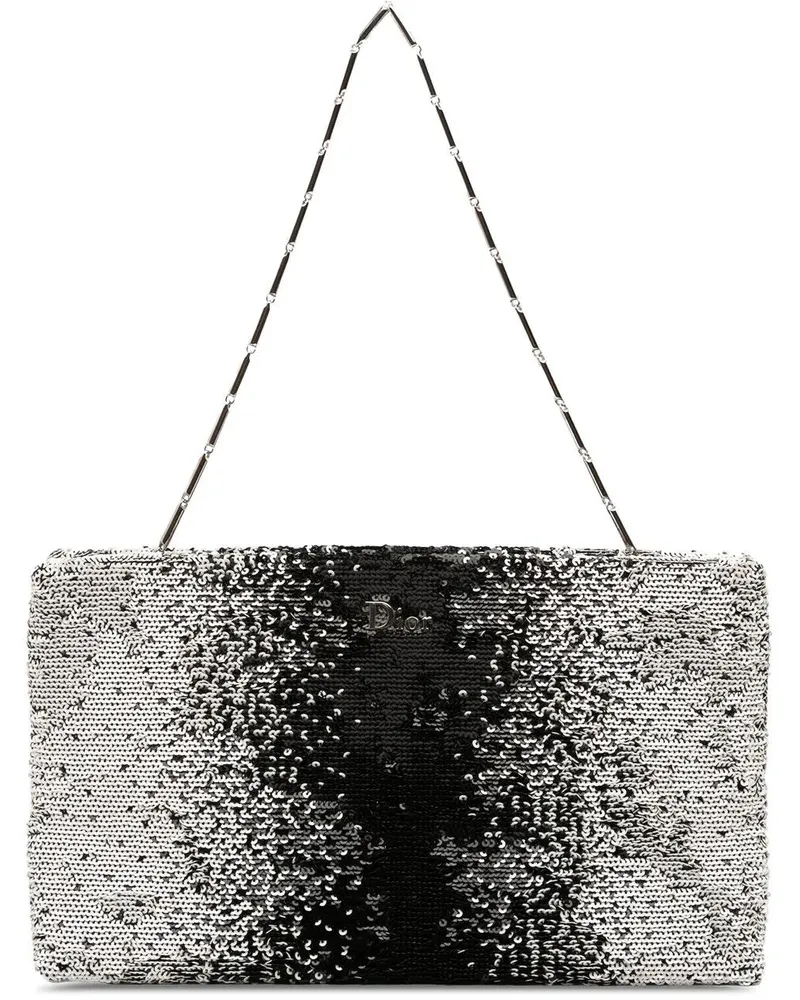 Dior Clutches Sequin Clutch schwarz Schwarz