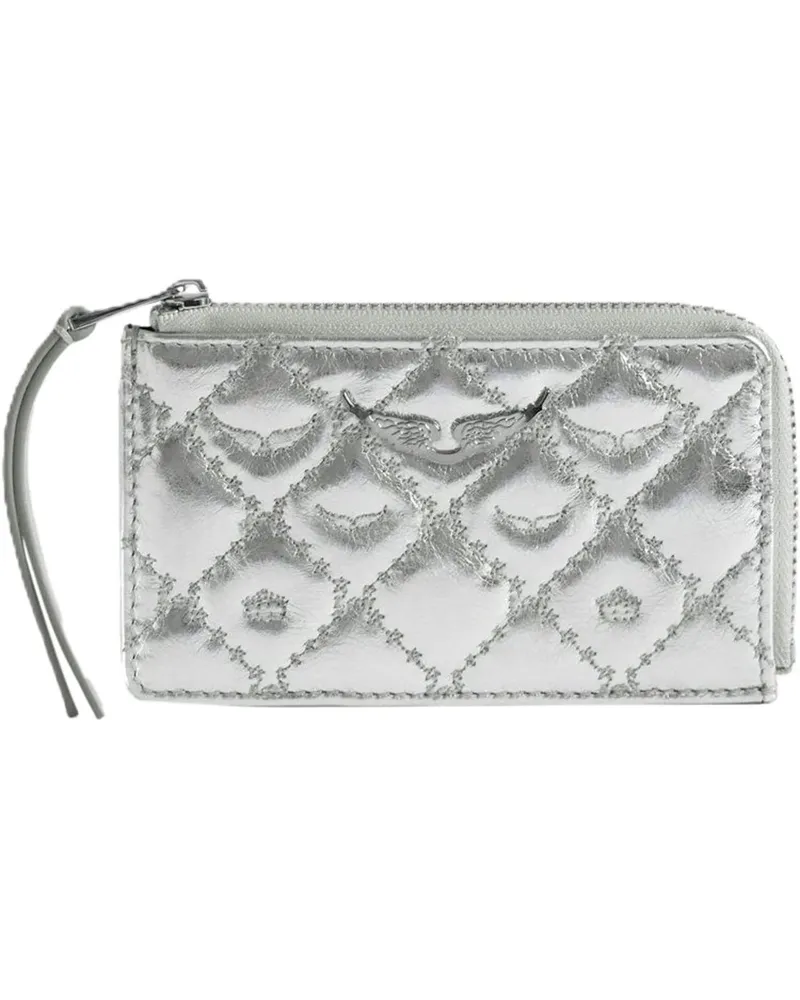 Zadig & Voltaire Portemonnaie Wallets Silver silberfarben Silber