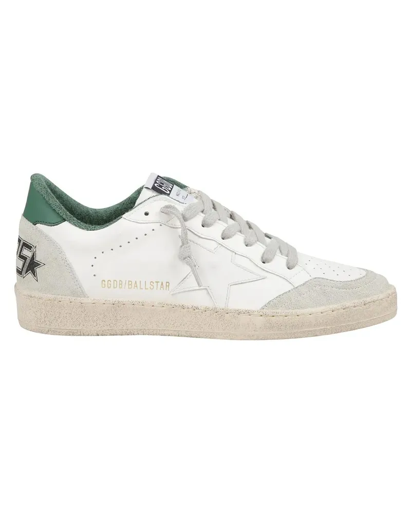 Golden Goose Low-Top Sneaker White Used Effect Sneakers weiß Weiß