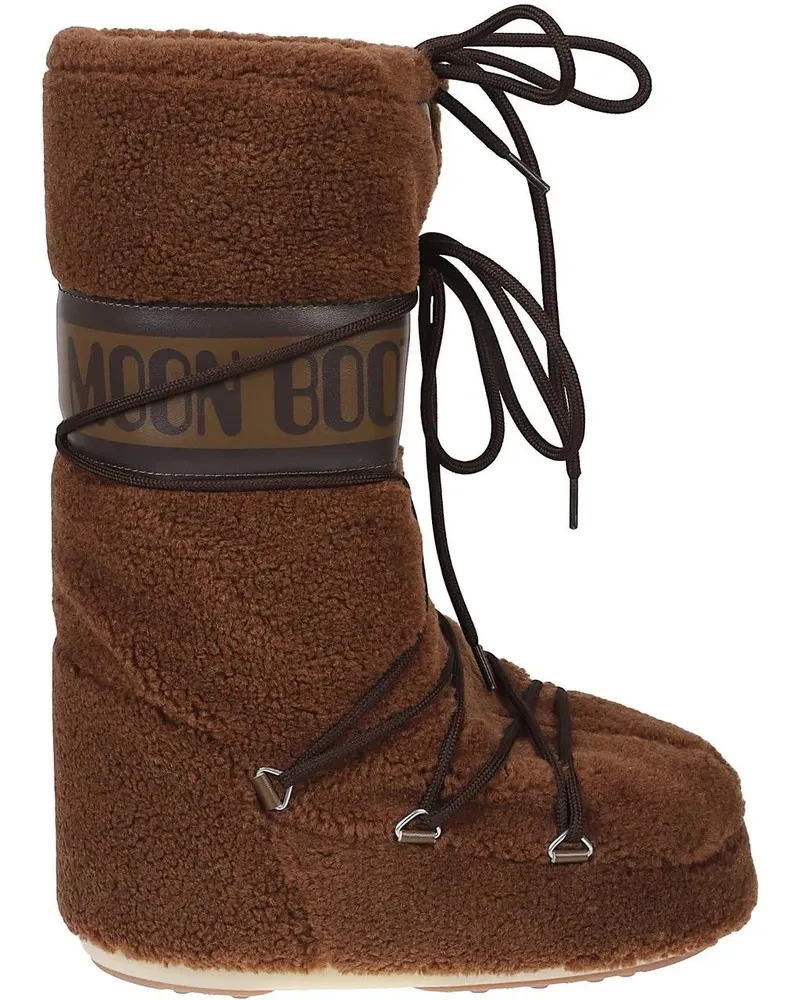 Moon Boot Stiefel Icon Teddy Boots Brown braun Braun