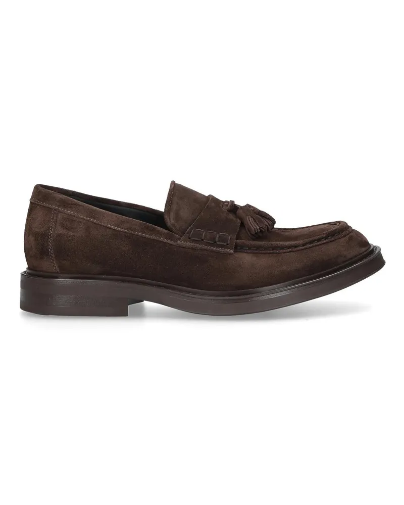 Heinrich Dinkelacker Slipper & Pantoletten Loafer Florenz Plain V braun Braun